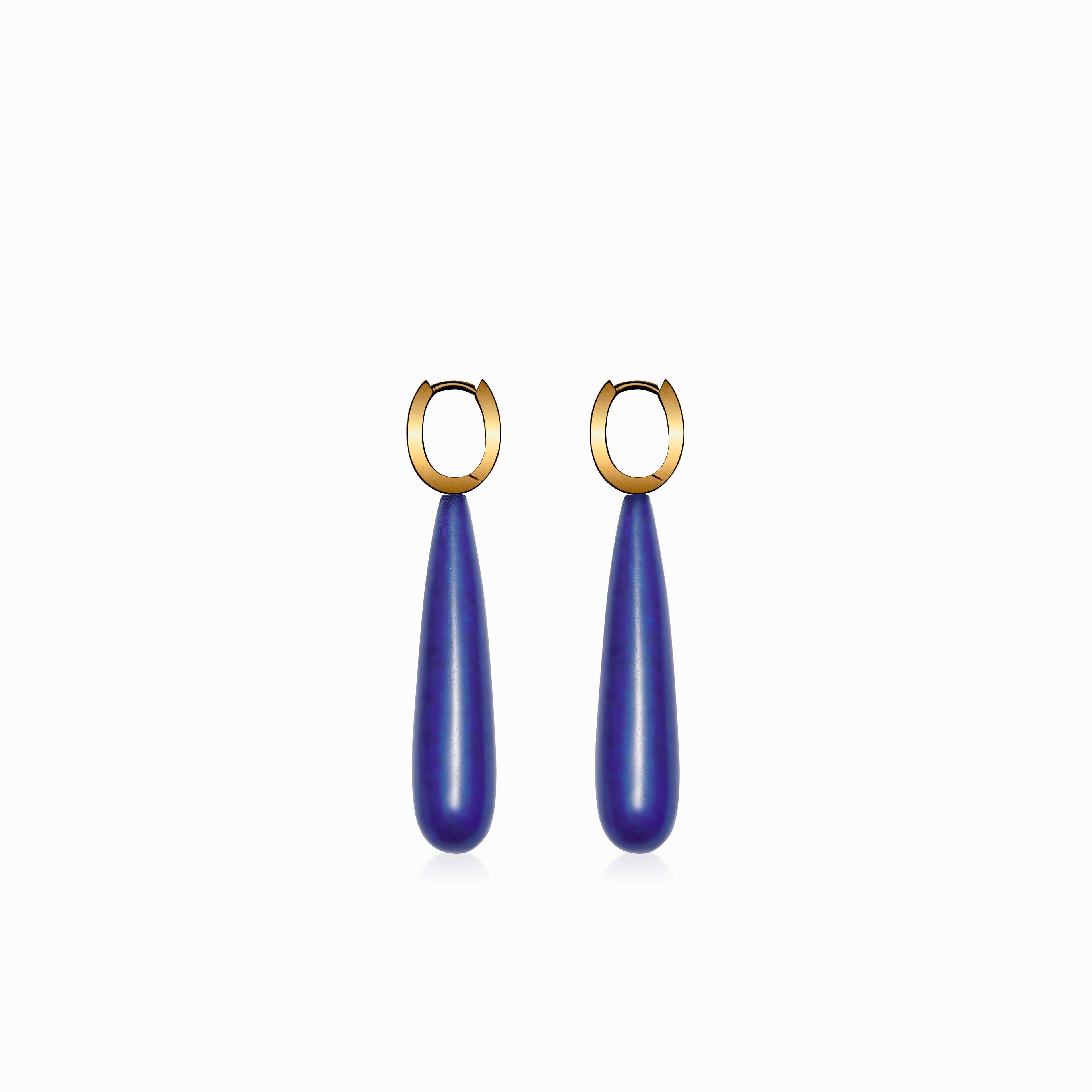Blue Brahe earrings