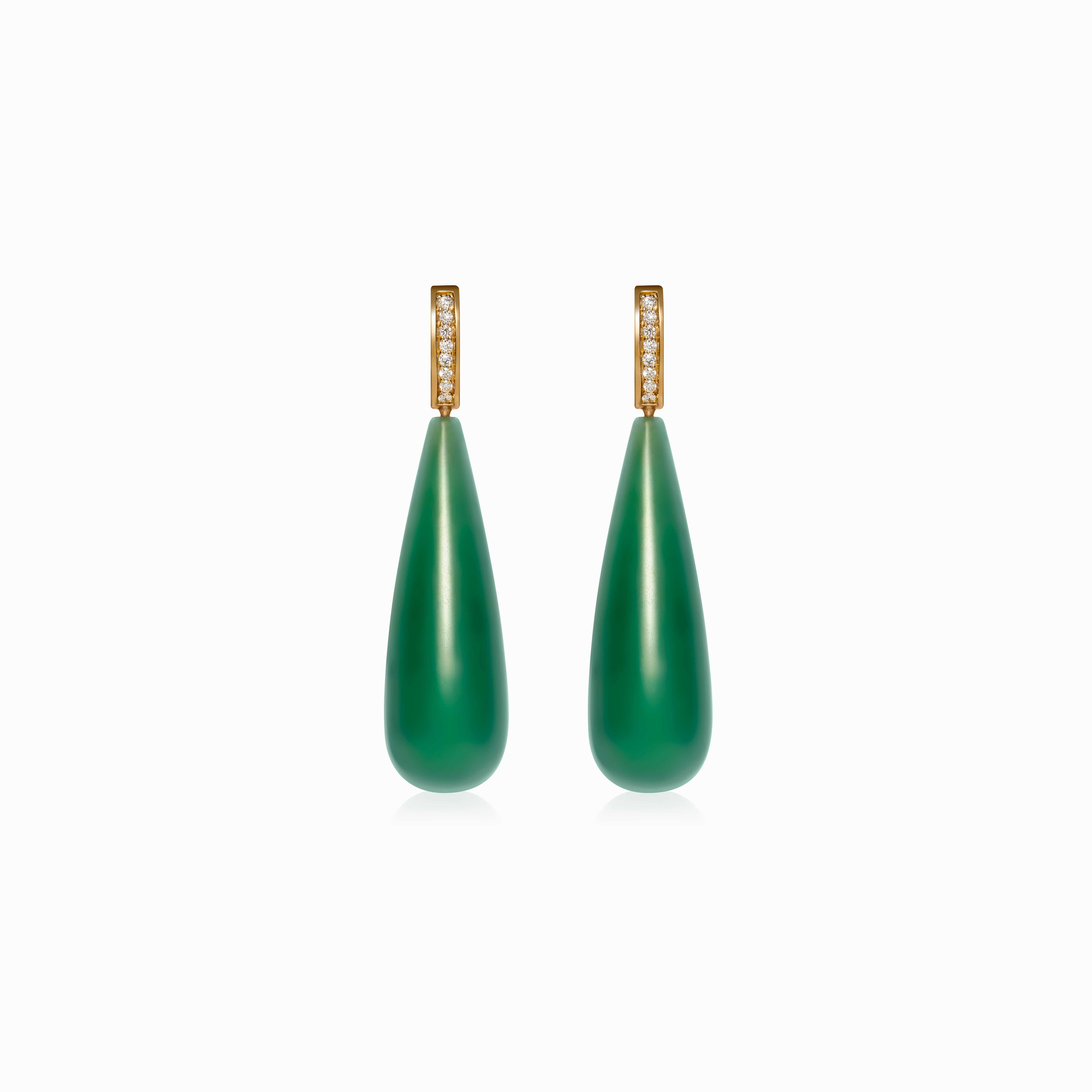 Green Rome earrings