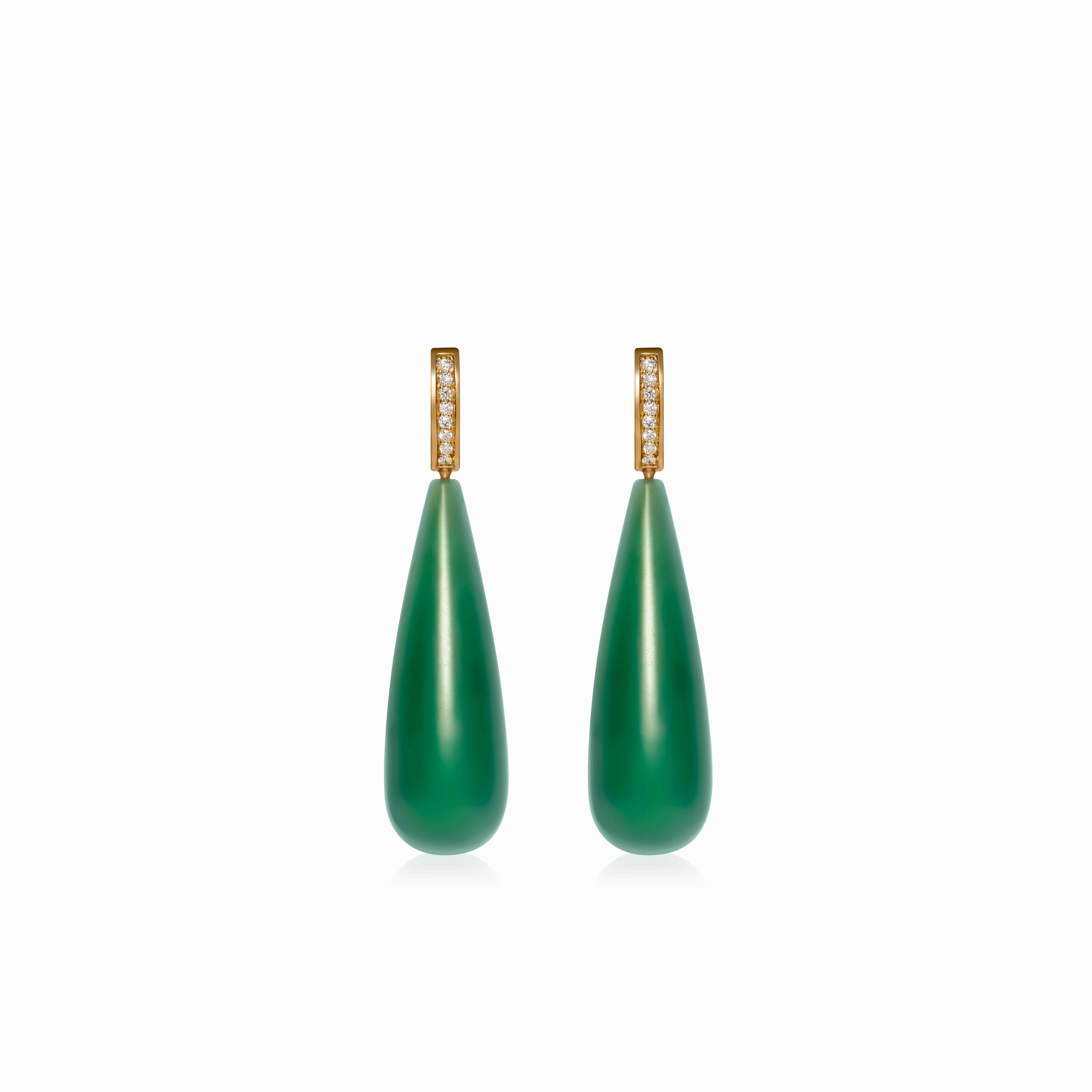 Green Rome earrings