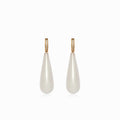 White Paris earrings