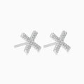 The cross earrings