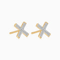 The cross earrings