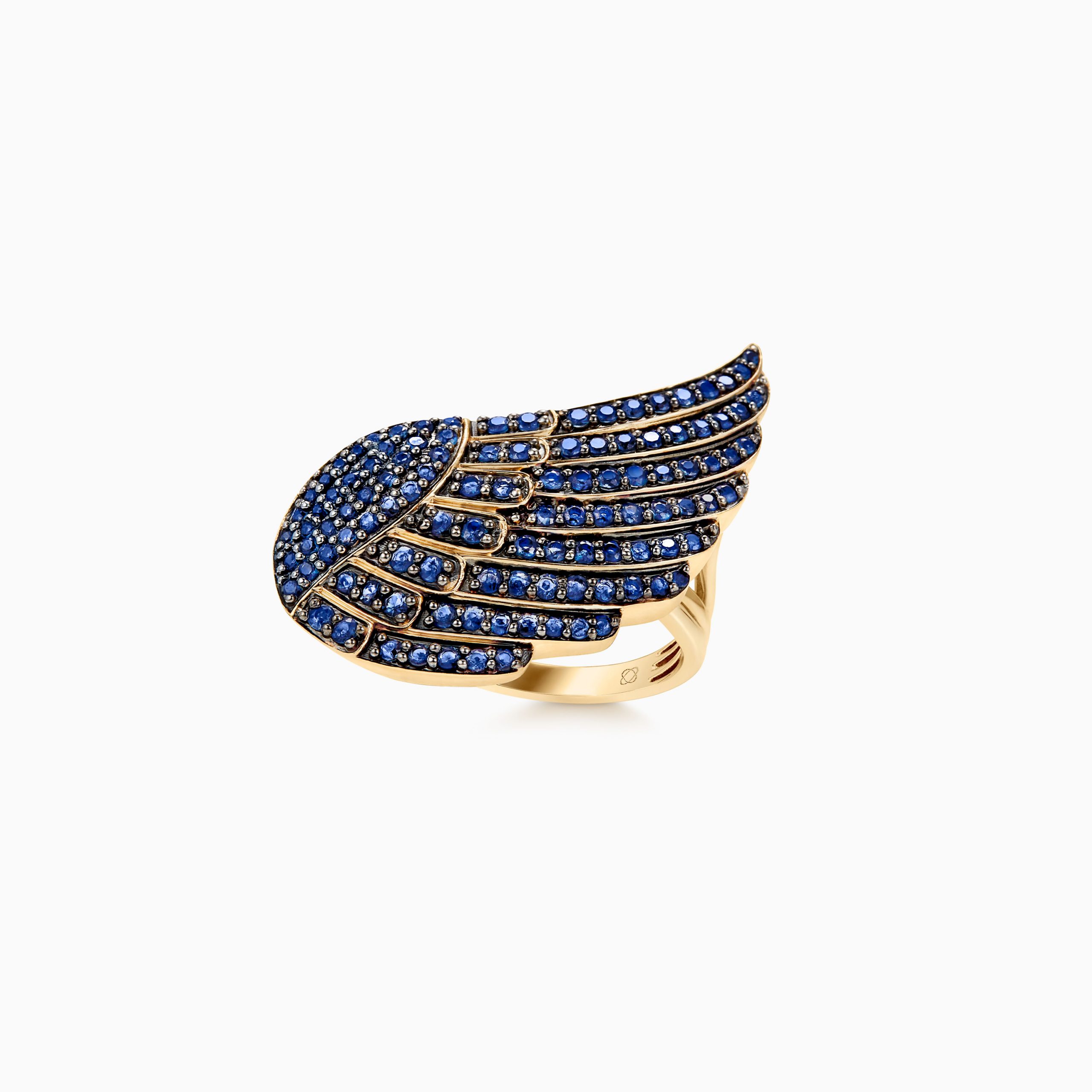 The blue Brahe wing ring - Ebba Brahe